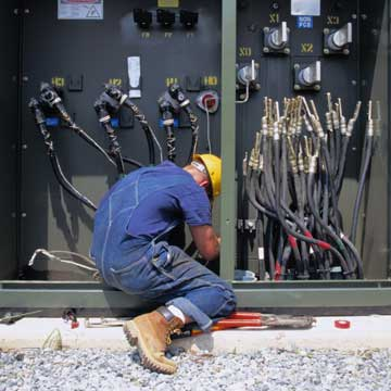 Electrician Working